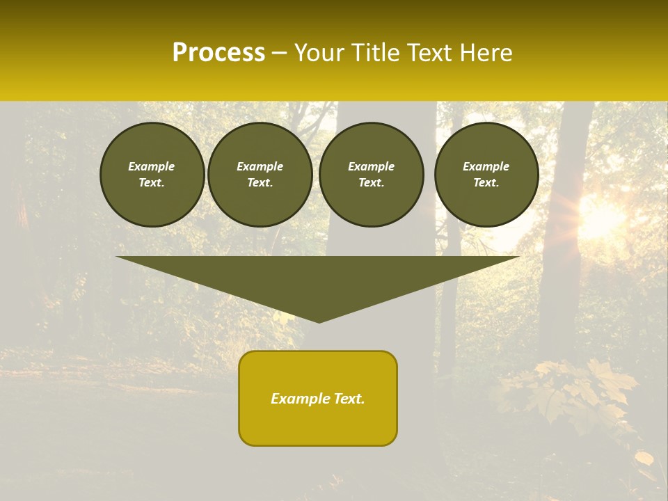 Bright Solitude Green PowerPoint Template