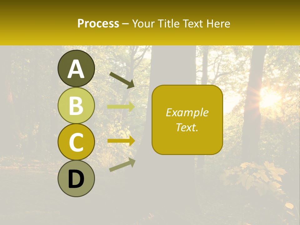 Bright Solitude Green PowerPoint Template