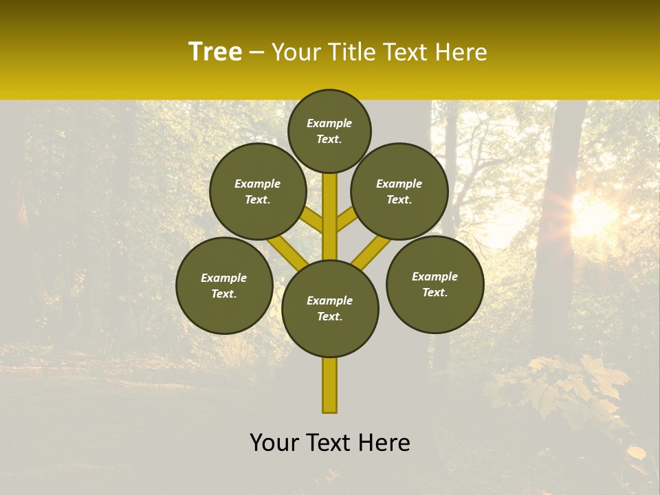 Bright Solitude Green PowerPoint Template