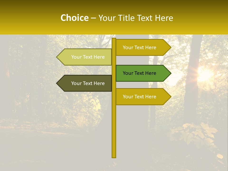 Bright Solitude Green PowerPoint Template