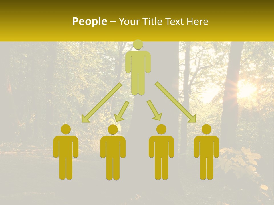 Bright Solitude Green PowerPoint Template