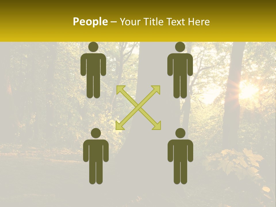 Bright Solitude Green PowerPoint Template