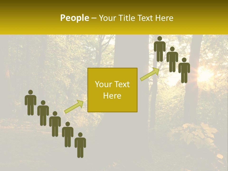 Bright Solitude Green PowerPoint Template