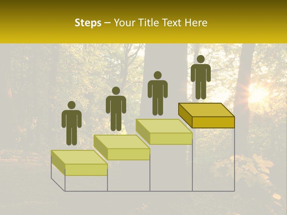 Bright Solitude Green PowerPoint Template