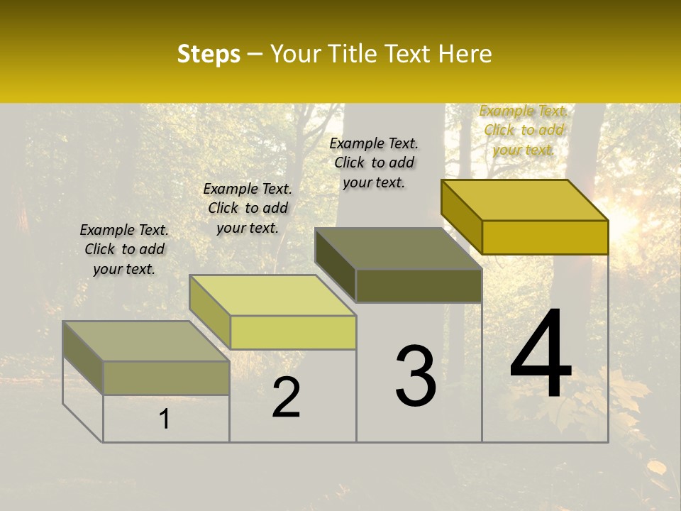 Bright Solitude Green PowerPoint Template