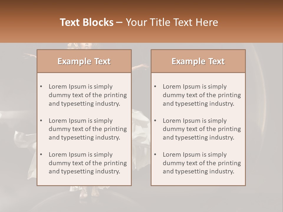 Magical Gray Model PowerPoint Template
