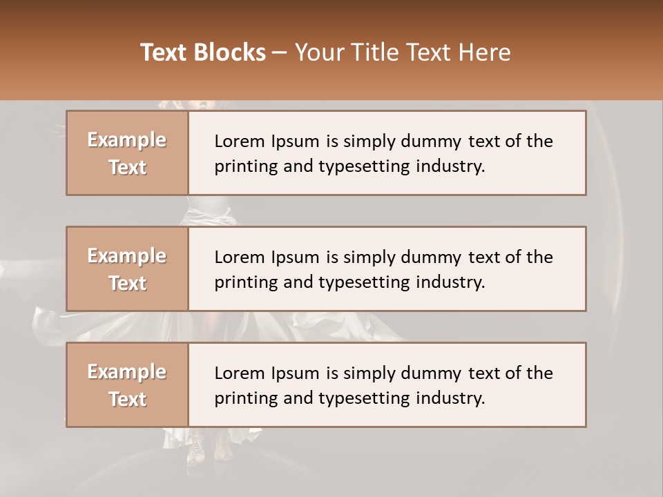 Magical Gray Model PowerPoint Template