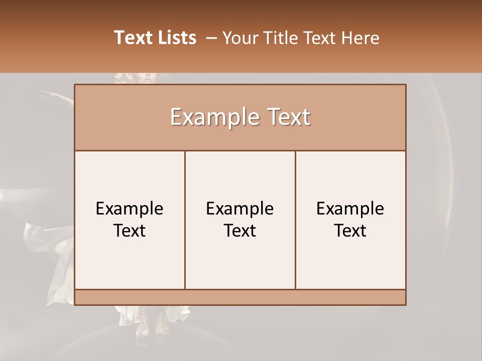 Magical Gray Model PowerPoint Template