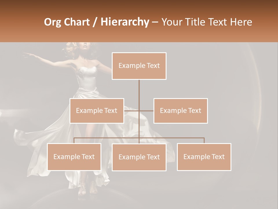 Magical Gray Model PowerPoint Template