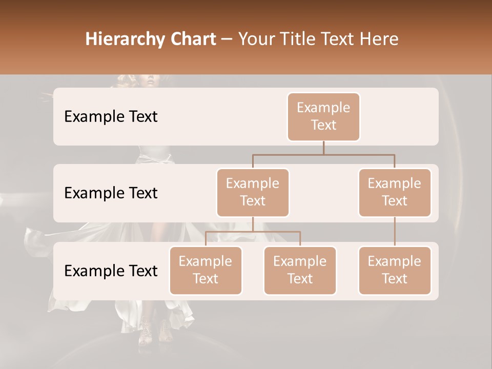 Magical Gray Model PowerPoint Template