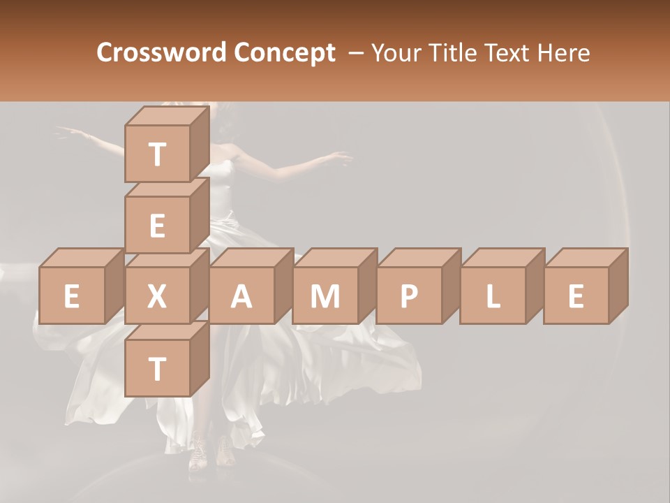 Magical Gray Model PowerPoint Template