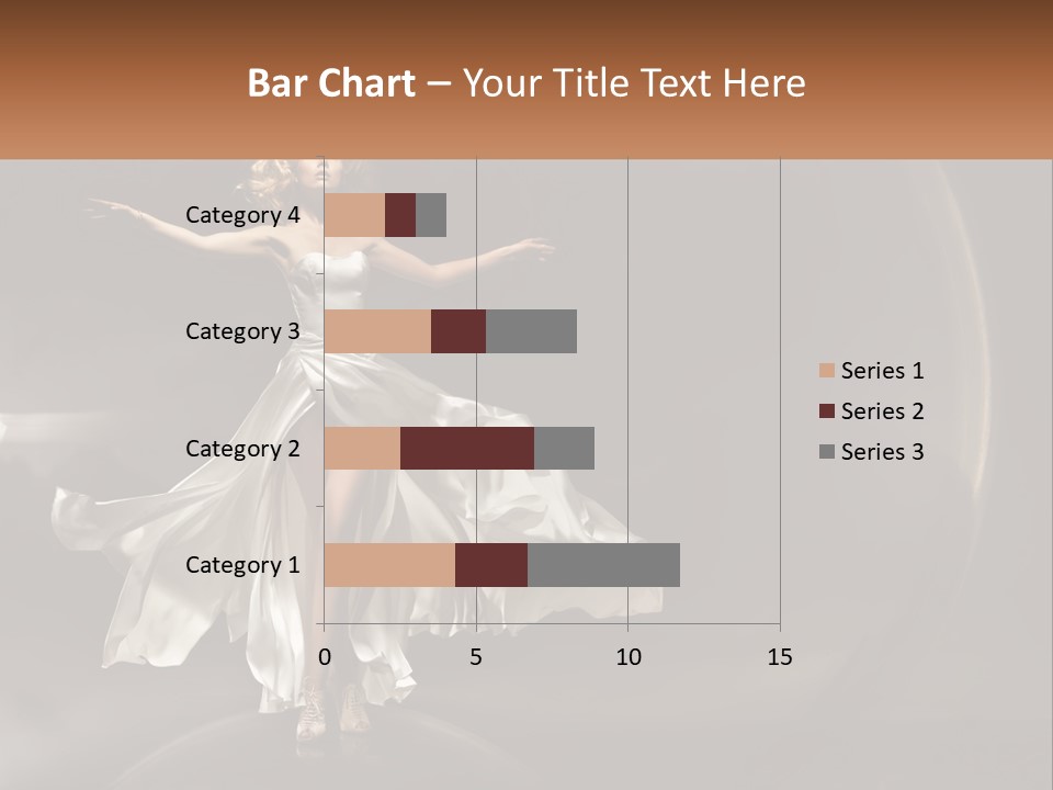 Magical Gray Model PowerPoint Template