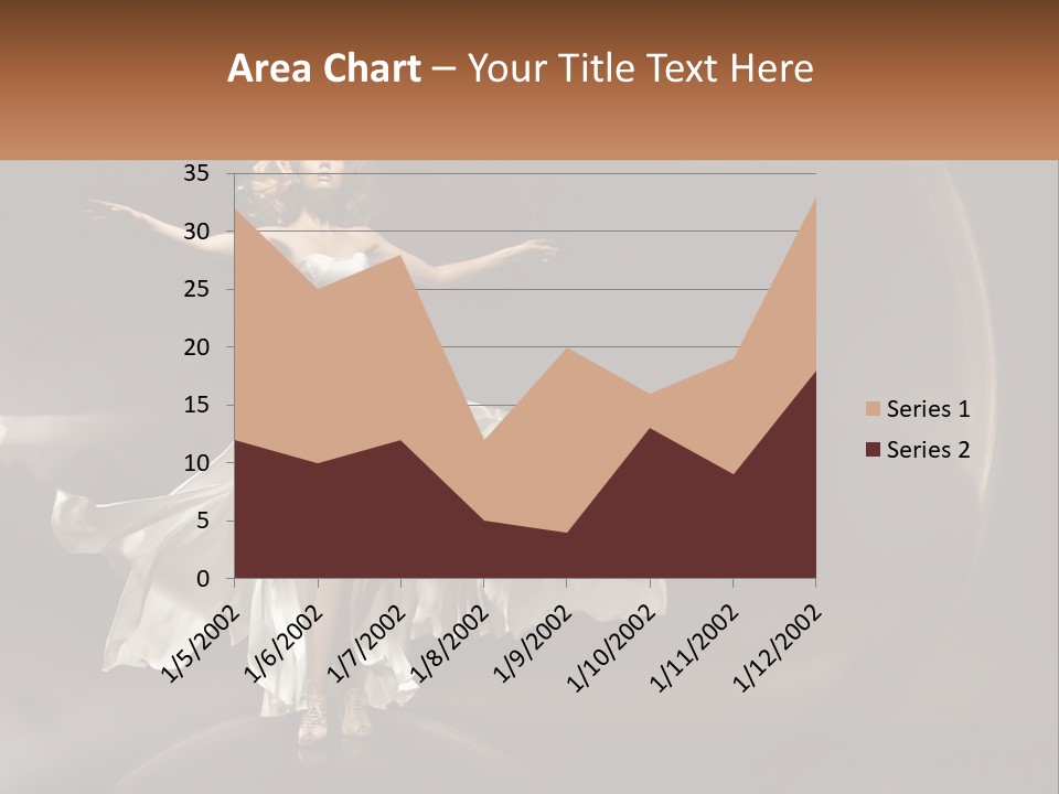 Magical Gray Model PowerPoint Template