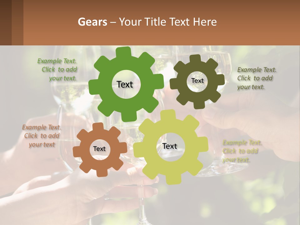 Celebration Restaurant Healthy PowerPoint Template