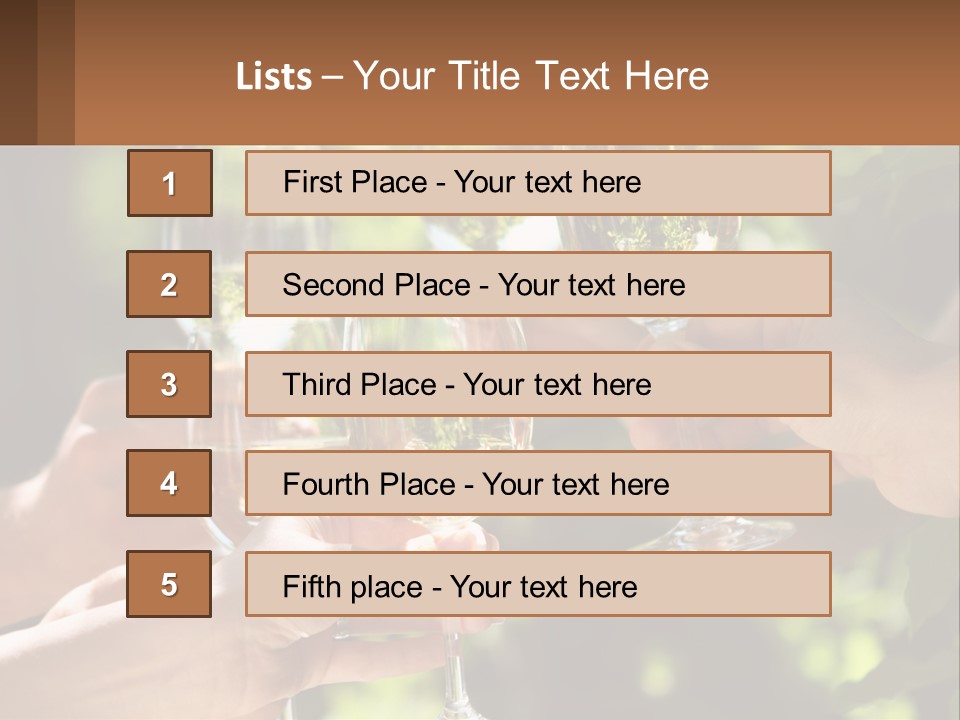 Celebration Restaurant Healthy PowerPoint Template