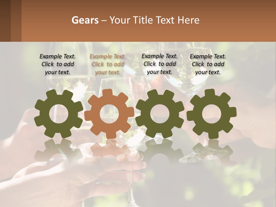 Celebration Restaurant Healthy PowerPoint Template