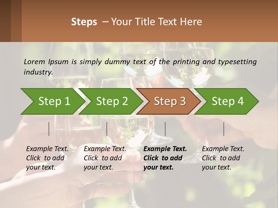 Celebration Restaurant Healthy PowerPoint Template