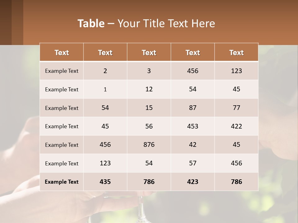 Celebration Restaurant Healthy PowerPoint Template