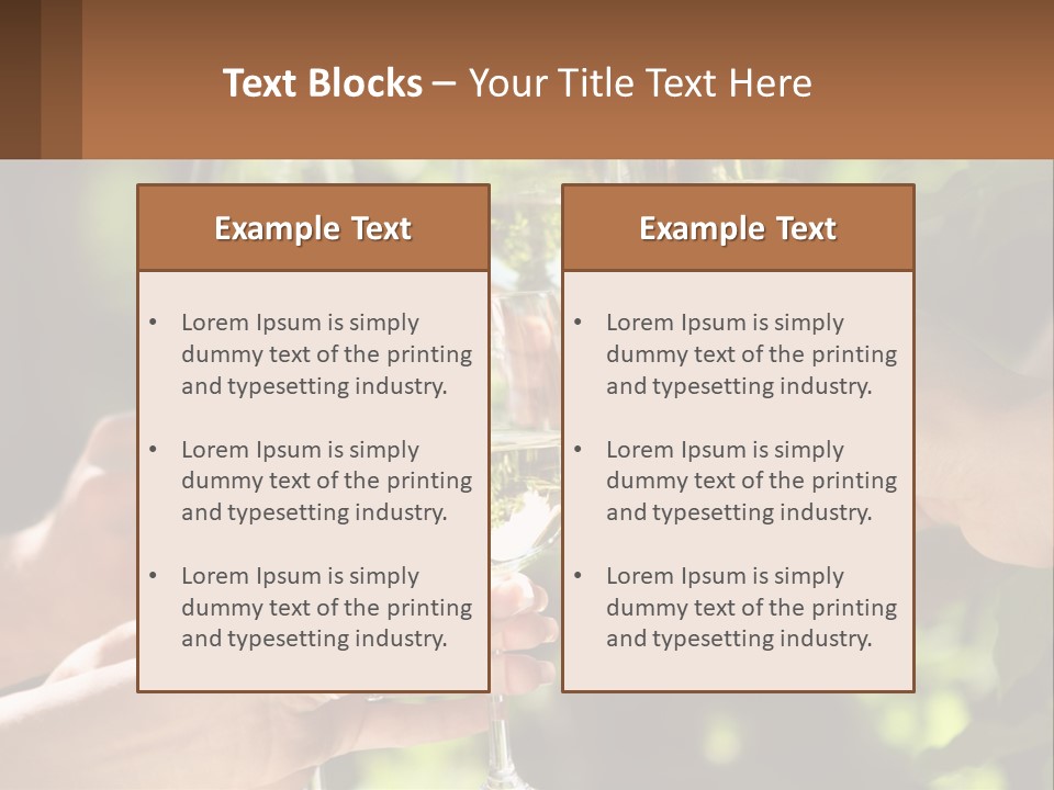 Celebration Restaurant Healthy PowerPoint Template