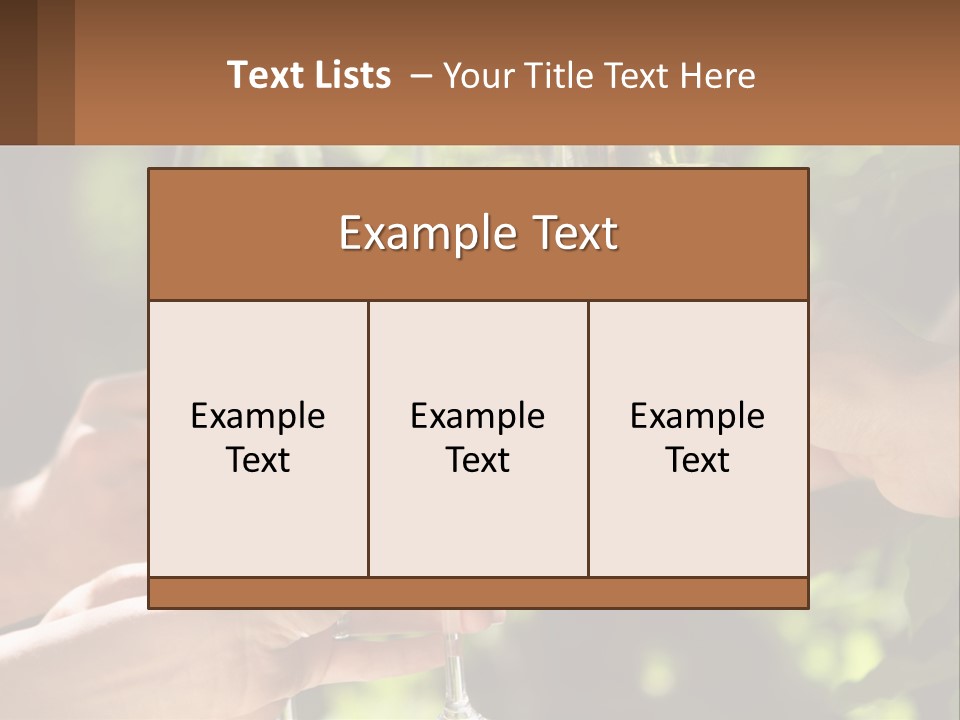 Celebration Restaurant Healthy PowerPoint Template