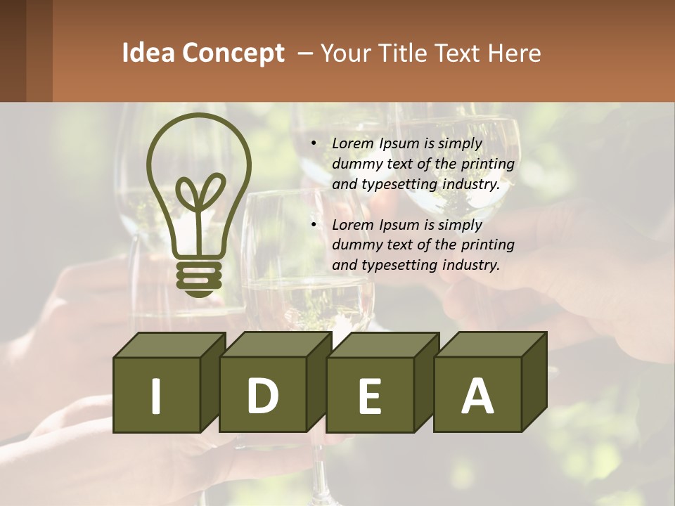 Celebration Restaurant Healthy PowerPoint Template