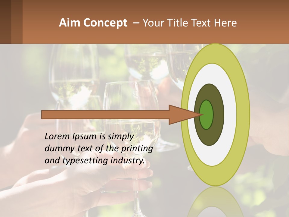 Celebration Restaurant Healthy PowerPoint Template