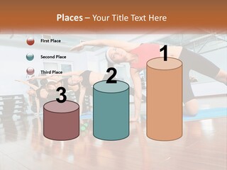 Aerobics Acrobatics Sportsman PowerPoint Template