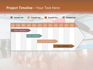 Aerobics Acrobatics Sportsman PowerPoint Template