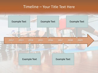 Aerobics Acrobatics Sportsman PowerPoint Template