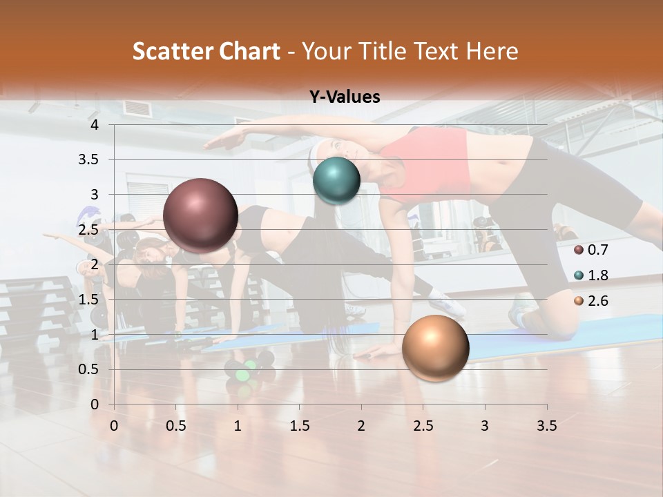 Aerobics Acrobatics Sportsman PowerPoint Template