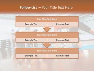 Aerobics Acrobatics Sportsman PowerPoint Template
