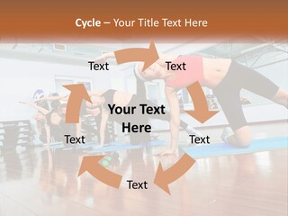 Aerobics Acrobatics Sportsman PowerPoint Template