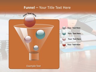 Aerobics Acrobatics Sportsman PowerPoint Template