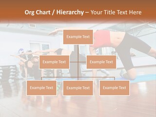 Aerobics Acrobatics Sportsman PowerPoint Template