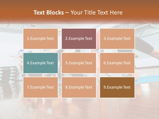 Aerobics Acrobatics Sportsman PowerPoint Template