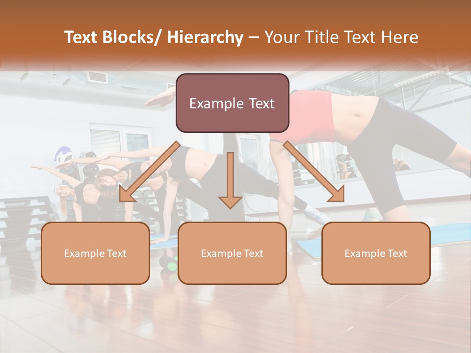 Aerobics Acrobatics Sportsman PowerPoint Template