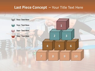 Aerobics Acrobatics Sportsman PowerPoint Template