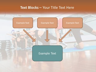 Aerobics Acrobatics Sportsman PowerPoint Template