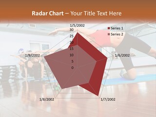 Aerobics Acrobatics Sportsman PowerPoint Template