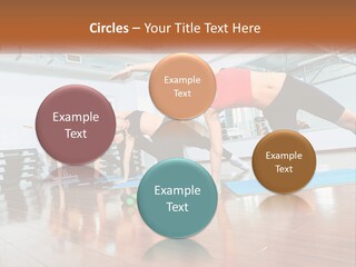 Aerobics Acrobatics Sportsman PowerPoint Template