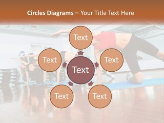 Aerobics Acrobatics Sportsman PowerPoint Template