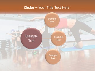 Aerobics Acrobatics Sportsman PowerPoint Template