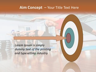 Aerobics Acrobatics Sportsman PowerPoint Template