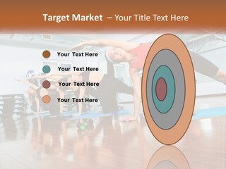 Aerobics Acrobatics Sportsman PowerPoint Template