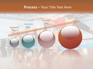 Aerobics Acrobatics Sportsman PowerPoint Template