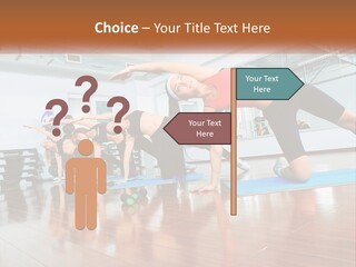 Aerobics Acrobatics Sportsman PowerPoint Template