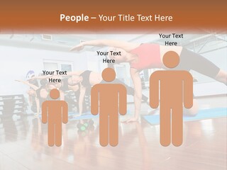 Aerobics Acrobatics Sportsman PowerPoint Template