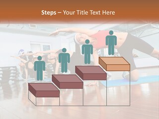 Aerobics Acrobatics Sportsman PowerPoint Template