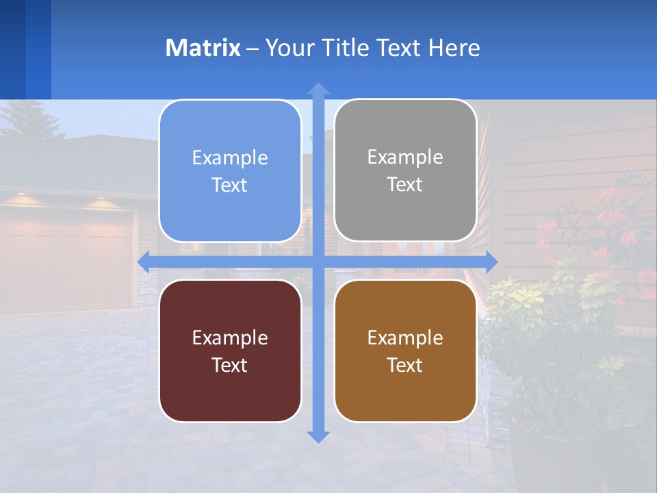 Driveway Home Estate PowerPoint Template