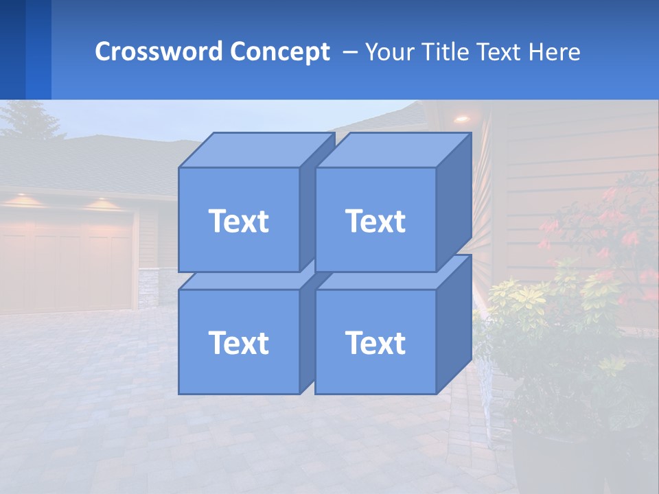 Driveway Home Estate PowerPoint Template